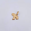 Pendant Elephant 0.8gr / 1.6cm / Flat 18K Yellow Gold &