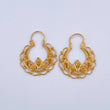 Candongas Reina 4.9gr / 3.4cm / Filigrana Oro Amarillo 18K &