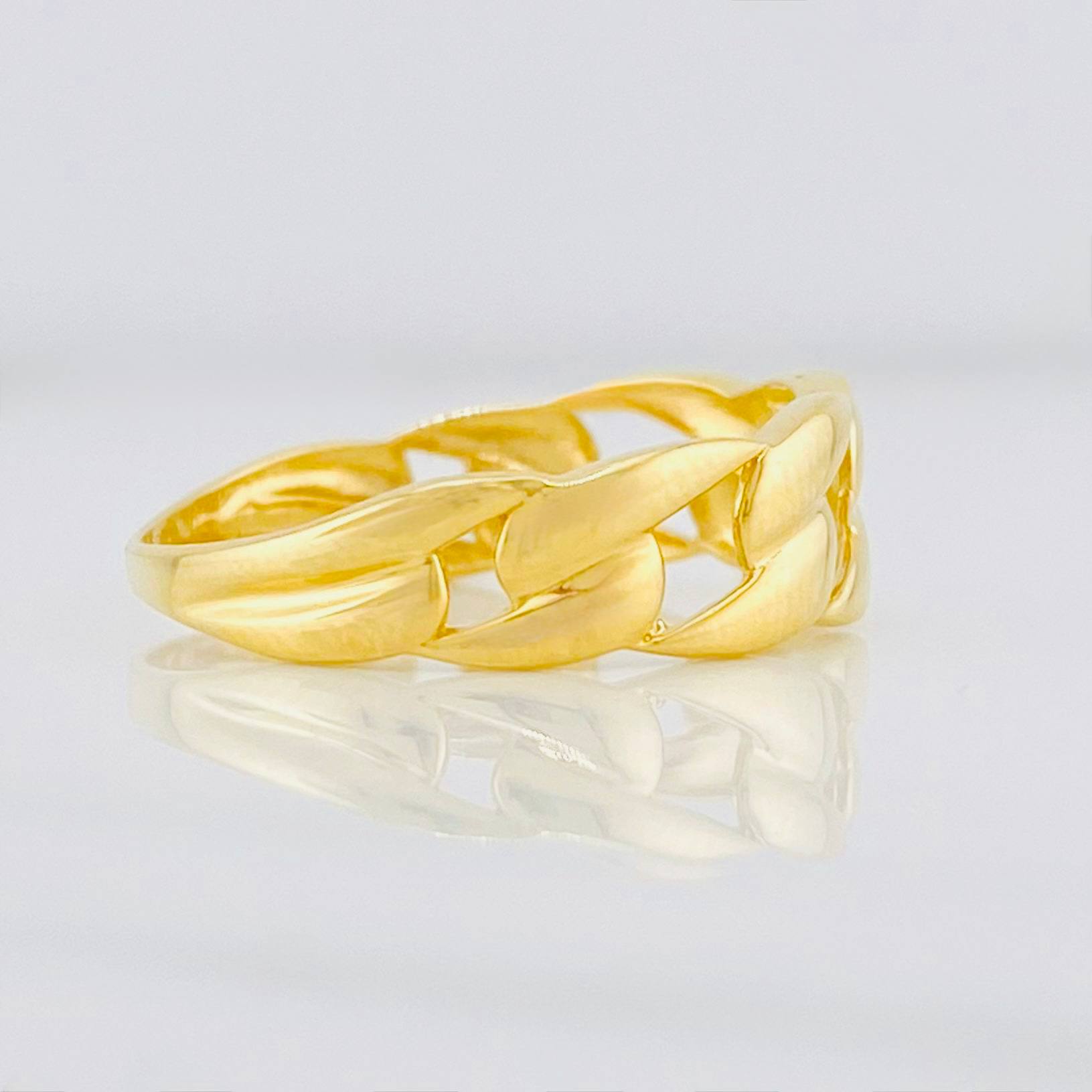 Cuban Ring 1.5g / T6 3/4 Yellow Gold 18K