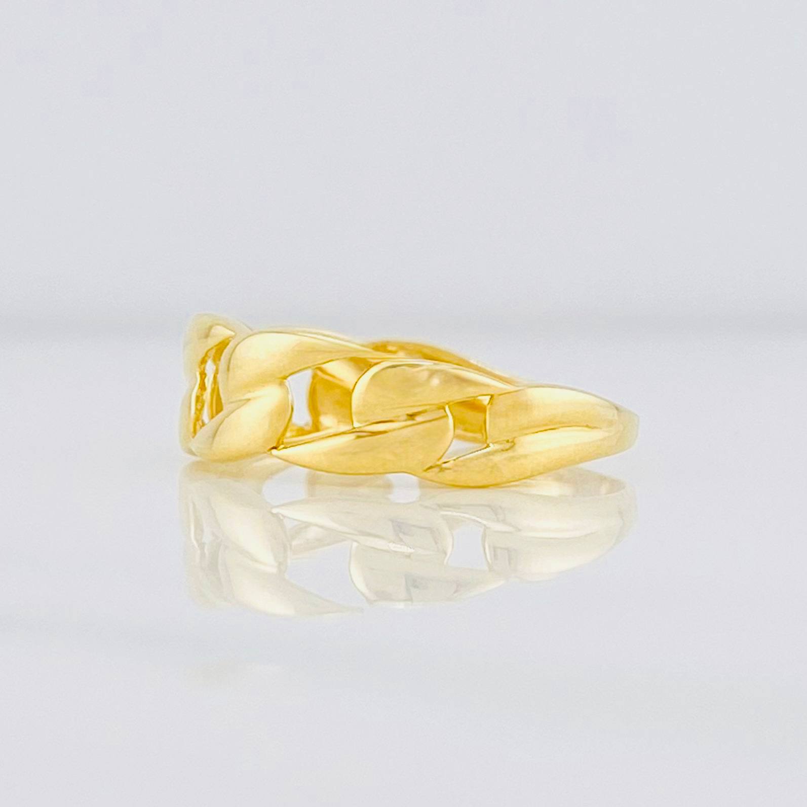 Cuban Ring 1.5g / T6 3/4 Yellow Gold 18K