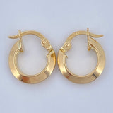 Candongas Clau 1.15gr / 1/2 in / Oro Amarillo 18K &