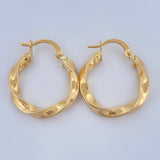 Candongas Deis 1.9gr / 1 in / Oro Amarillo 18K &