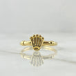 RX Crown Ring Knots 1.25gr / Size 7 1/4 / 18K Yellow Gold