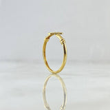 RX Crown Ring Knots 1.25gr / Size 7 1/4 / 18K Yellow Gold