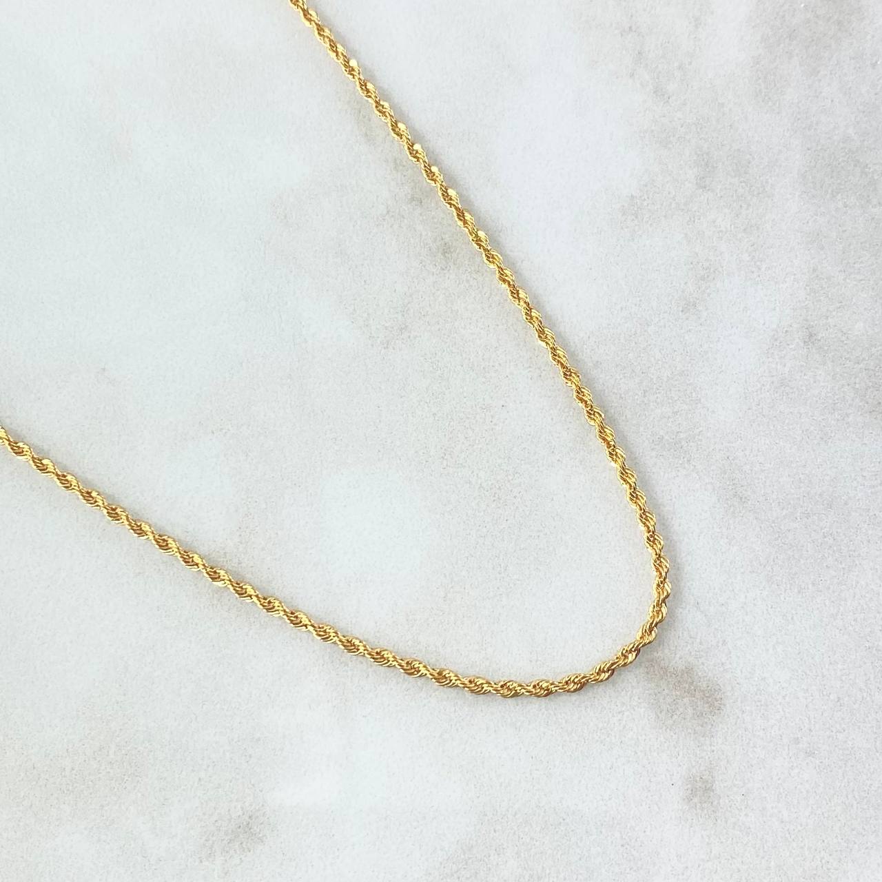 Rope Chain 1.7gr / 45cm / +3 18K Gold *