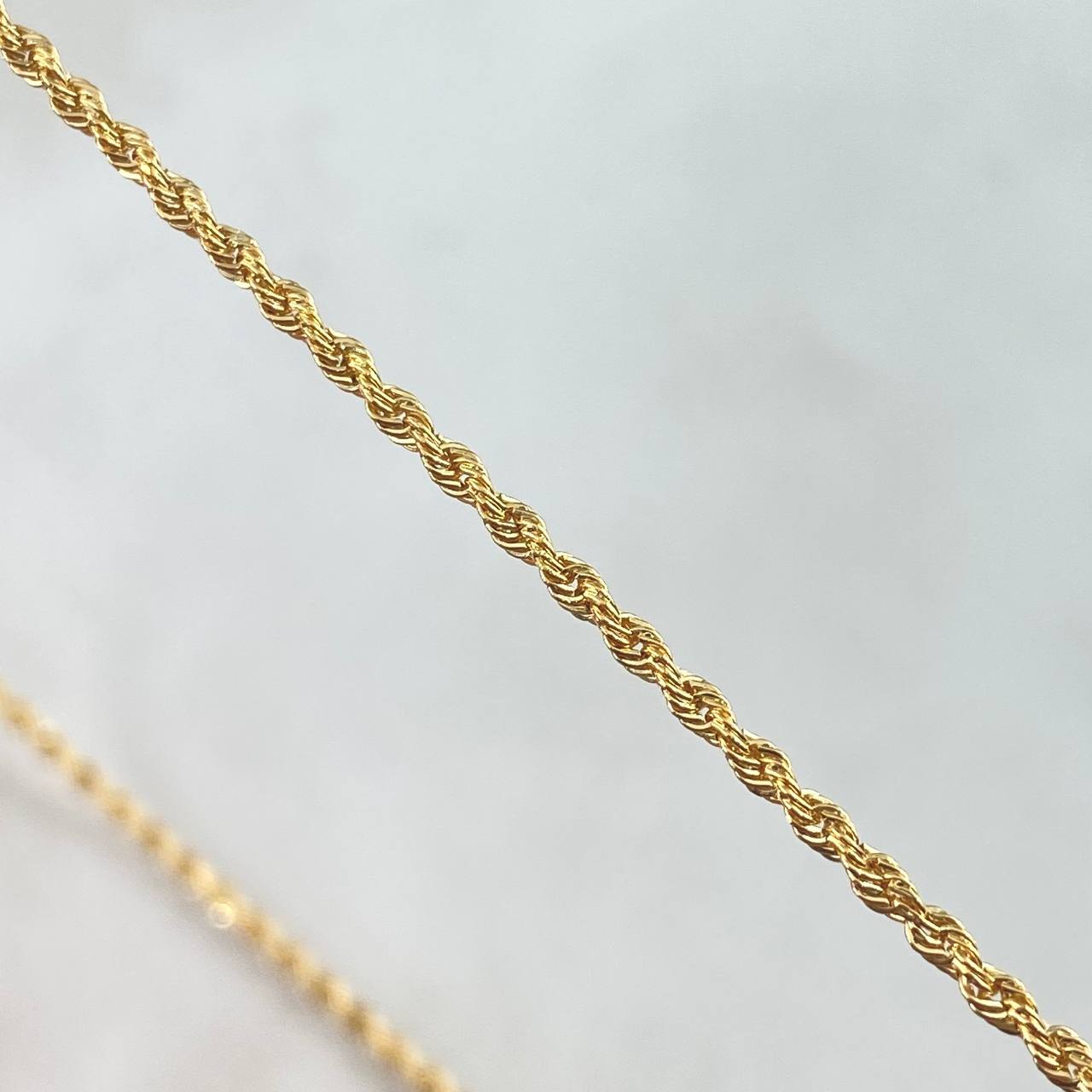 Cadena Lazo 1.25 g / 15 3/4 in / 1.6 mm Oro Amarillo 18K