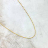 Cadena China 2.65gr / 19 3/4 in / 1.4mm Oro Amarillo +1 18K