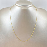 Cadena China 2.65gr / 19 3/4 in / 1.4mm Oro Amarillo +1 18K