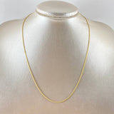 Cadena China 2.45gr / 17 3/4in / 1.5mm Oro Amarillo +1 18K ©