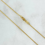 Cadena Franco 1.95gr / 45cm / 0.8mm Oro Amarillo +4 18K *