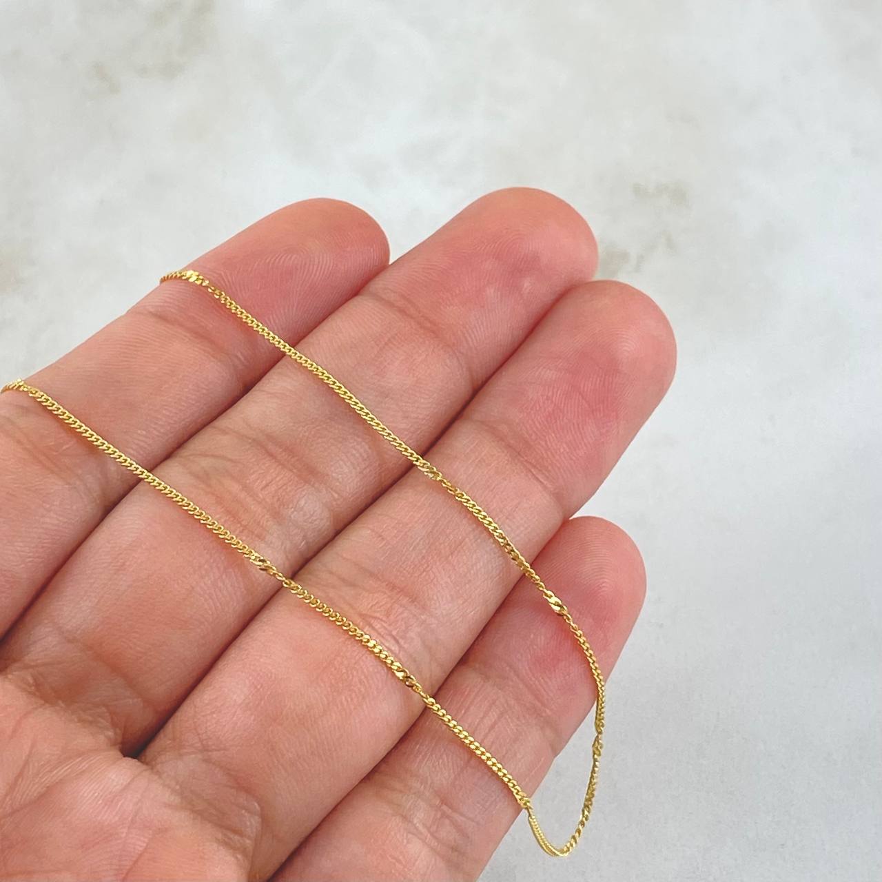 Venetian Chain Spiral 1.6gr / 45cm / 1mm Yellow Gold +3 18K