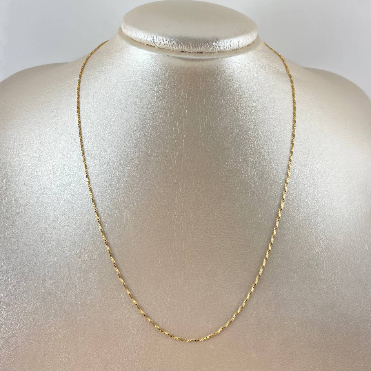 Venetian Chain Braided 1.8gr / 45cm / 0.8mm Two Yellows Yellow White +3 18K *
