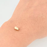 Herraje Cilindro Diamantado 0.15g / 1/4 in Oro Amarillo 18K