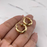 Hoop Earrings Hoop Earrings 2.3gr / 1.9cm / 18K Yellow Gold #