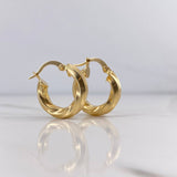 Hoop Earrings Hoop Earrings 2.3gr / 1.9cm / 18K Yellow Gold #