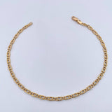 Tobillera Garibaldi 3.5gr /  / 25.4cm / 3.2mm Oro Amarillo +3 18K $