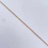 Bracelet Spike 1.6gr / 20.2cm / 1.7mm Yellow Gold +3 18K $