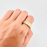 Solitaire Ring Bolumba 5.3g / T9 1/2 Three Golds 18K