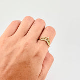 Anillo Corona 15's 2.05g / T8 Oro Amarillo 18K