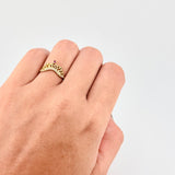 Crown Ring 15's 1.8g / T5 1/4 Yellow Gold 18K