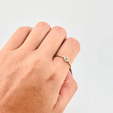 Anillo Burbuja Flor 1.45g / T6 Oro Amarillo 18K