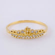 Crown Ring 15's 1.3g / T6 3/4 Yellow Gold 18K