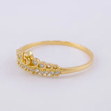 Crown Ring 15's 1.3g / T6 3/4 Yellow Gold 18K
