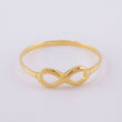 Anillo Infinito 1.1g / T7 3/4 Oro Amarillo 18K
