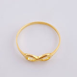 Anillo Infinito 1.1g / T7 3/4 Oro Amarillo 18K