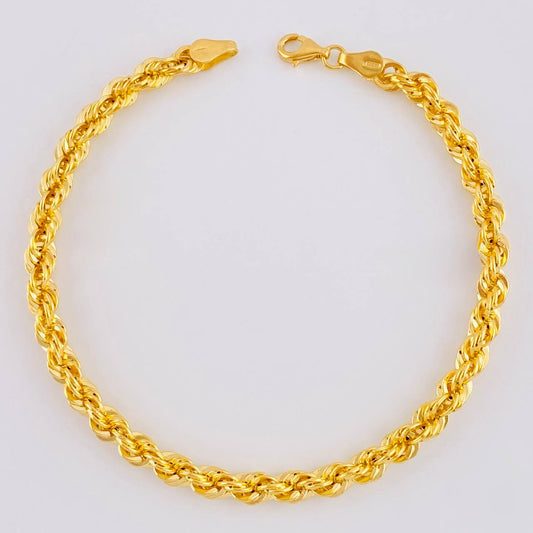 Pulso Lazo 4.35g / 7 3/4 in / 4.4mm Oro Amarillo 18K