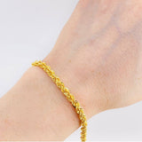 Pulso Lazo 4.65g / 7 3/4 in / 4.4mm Oro Amarillo 18K