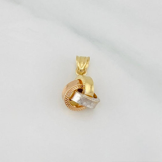 Dije Nudo 0.55g / 1/2 in Tres Oros 18K