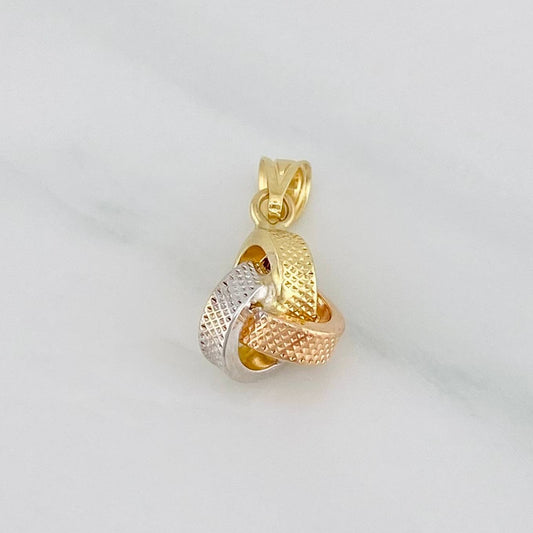 Dije Nudo 0.55g / 1/2 in Tres Oros 18K