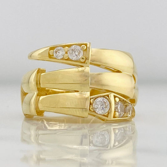 Snake Ring 5.9g / Size 7 1/4 Yellow Gold 18K