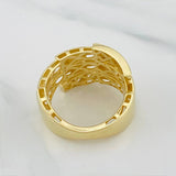 Snake Ring 5.9g / Size 7 1/4 Yellow Gold 18K