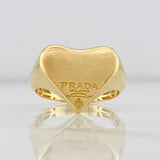 Heart Ring P 2.75g / T7 1/2 Yellow Gold 18K