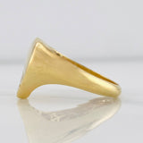 Heart Ring P 2.75g / T7 1/2 Yellow Gold 18K