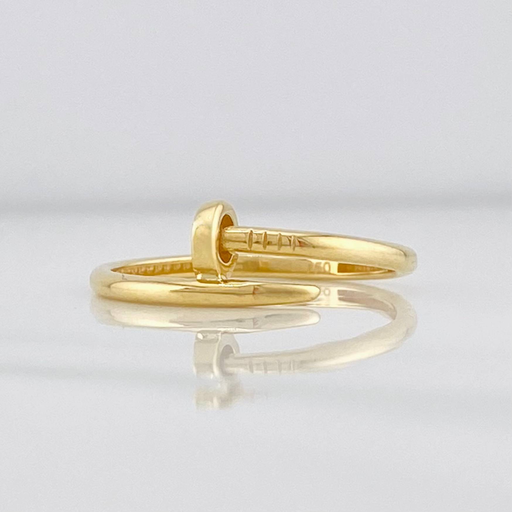 Nail Ring 1.4g / T6 3/4 Yellow Gold 18K
