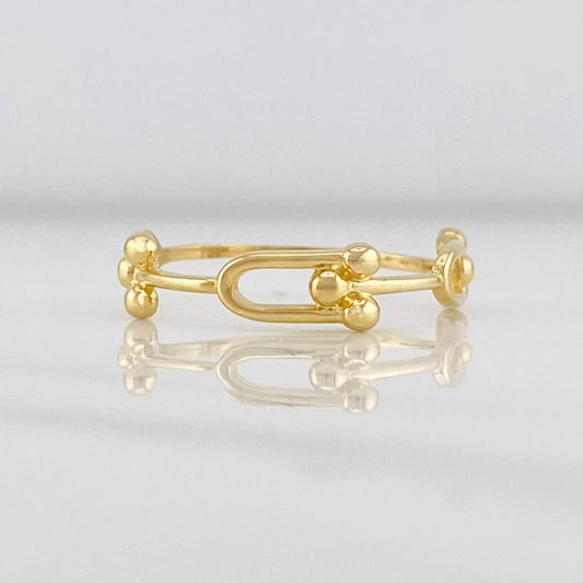 Anillo Orbita 1.55g / T7 Oro Amarillo 18K