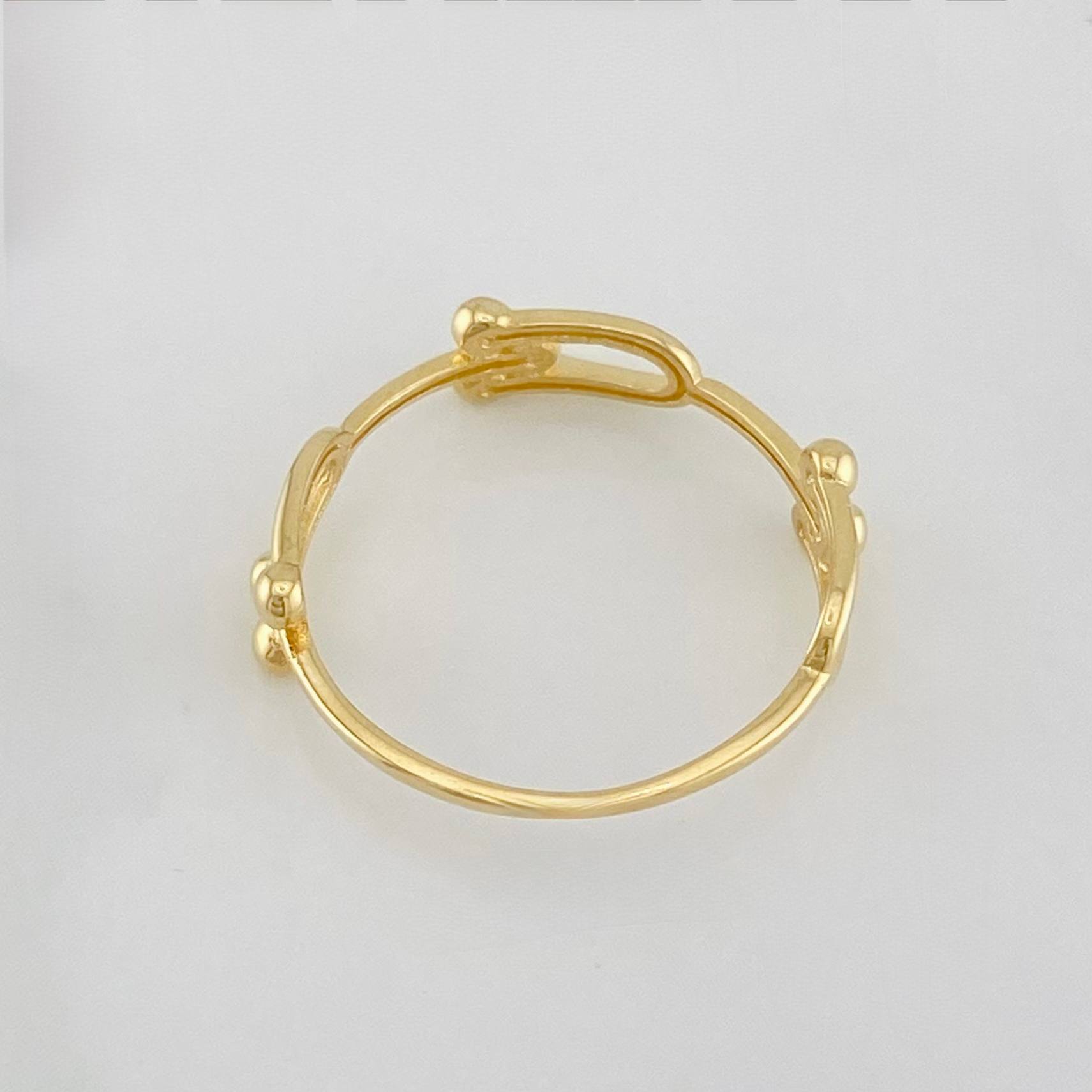 Anillo Orbita 1.55g / T7 Oro Amarillo 18K