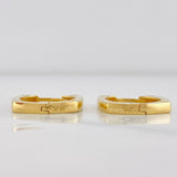 Hoop Earrings Screw 3.4g / 1/2 in 18K Yellow Gold