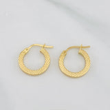 Candongas Piton 1.3g / 1/2 in Oro Amarillo 18K