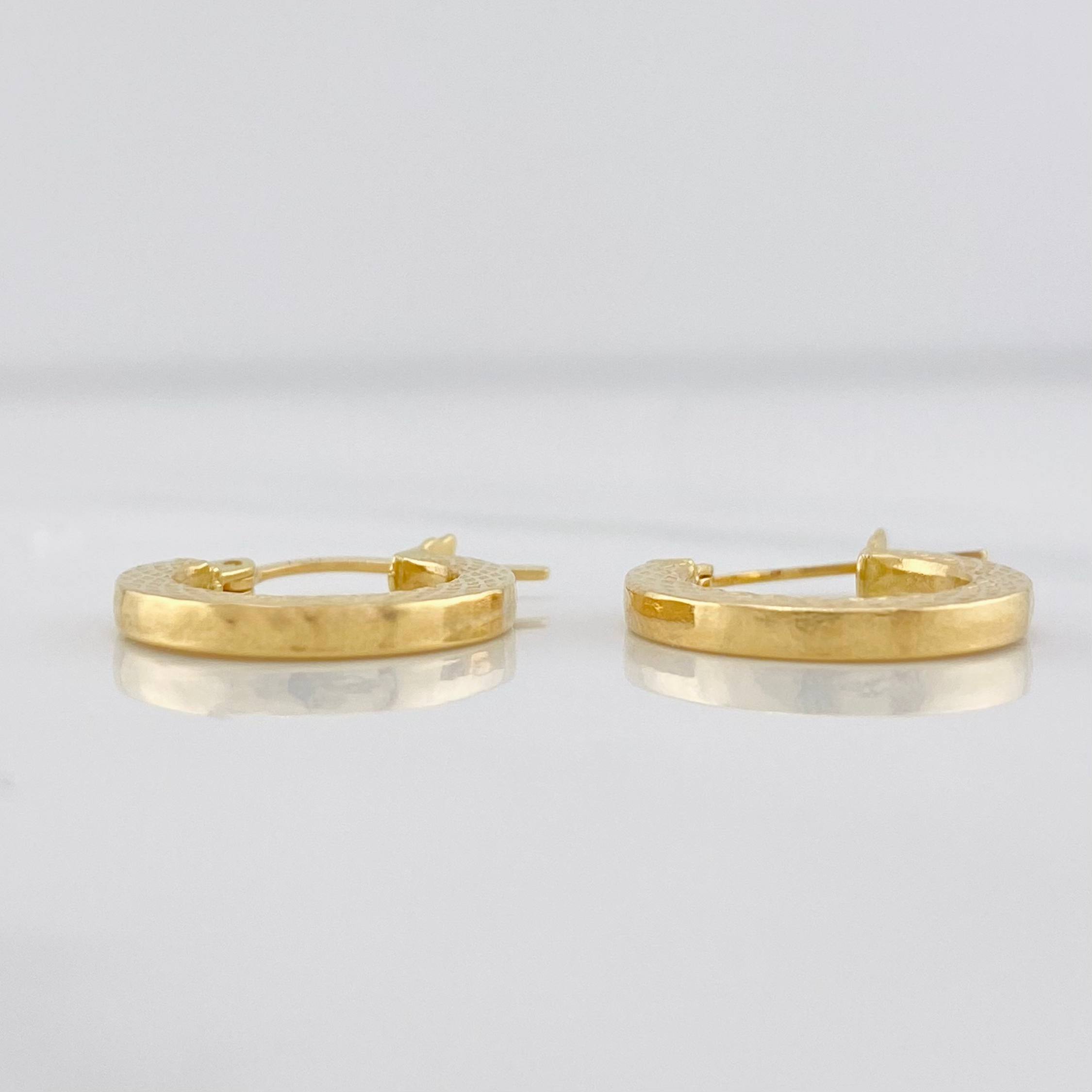Candongas Piton 1.3g / 1/2 in Oro Amarillo 18K