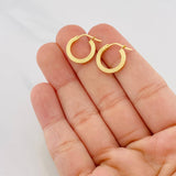 Candongas Piton 1.3g / 1/2 in Oro Amarillo 18K