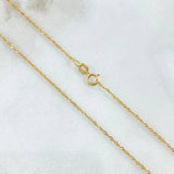 Singapore Chain 1.95gr / 23.6in / +3 18K Gold
