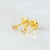 Topos Bisel 0.45gr / Oro Amarillo 18K