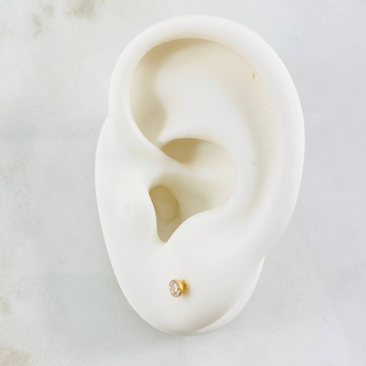 Topos Bisel 0.45gr / Oro Amarillo 18K *
