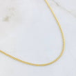 Cadena Mini Cubana 1.25gr / 17 3/4 in / Oro Amarillo +1 18K ©