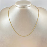 Cuban Links 1.25gr / 17 3/4 in / 1.6mm Yellow Gold +1 18K