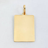 Dije Placa 2.2gr / 1 1/2 in / Oro Amarillo 18K ©